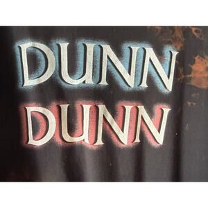 Law & Order “Dunn Dunn” Graphic T-Shirt Black Thrashed Vintage Style Size Large